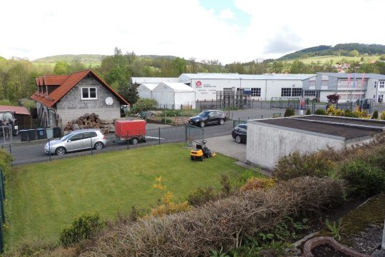 Teilansicht Garten von oben