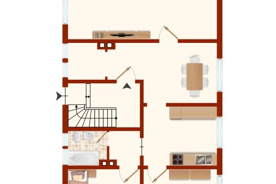 Grundriss Erdgeschoss