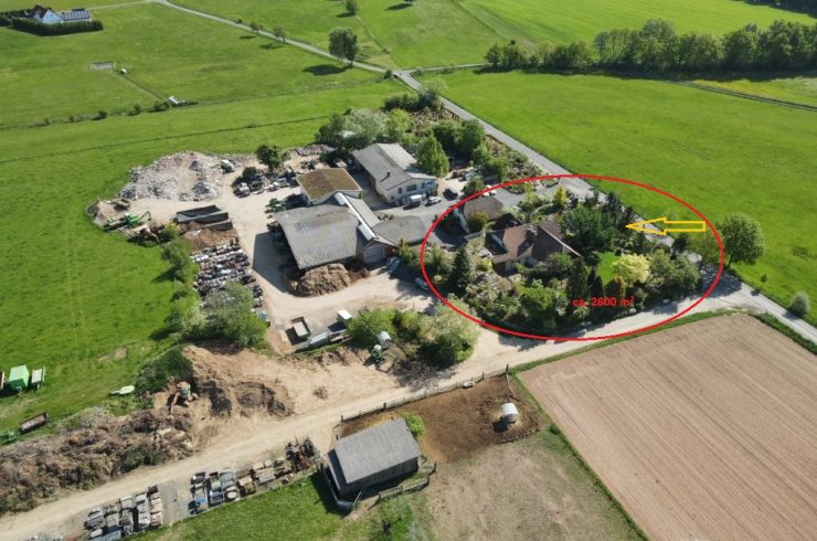 #Absolute Alleinlage mit Schwimmteich, Brunnen, Wohnen – Arbeiten – Hobby vereint. 36381 Schlüchtern