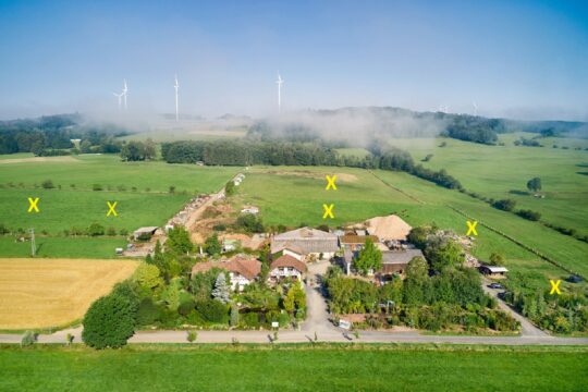 Gesamt 29887 m² inkl. Gebäuden