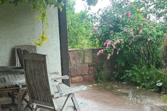 Teilansicht Terrasse EG Wohnzimmer