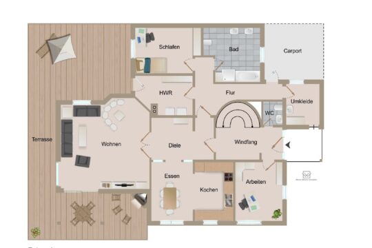 Grundriss Erdgeschoss